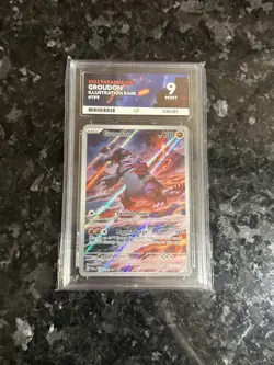Pokemon Groudon TCG Paradox Rift 199/182 Ace 9 Holo Illustration Rare Card - Image 3