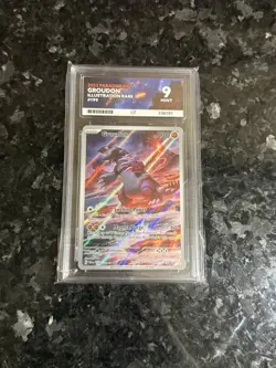 Pokemon Groudon TCG Paradox Rift 199/182 Ace 9 Holo Illustration Rare Card - Image 5