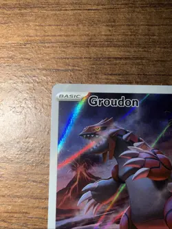 Pokemon TCG Groudon Paradox Rift 199/182 Holo Illustration Rare Mint - Image 2