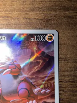 Pokemon TCG Groudon Paradox Rift 199/182 Holo Illustration Rare Mint - Image 3