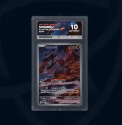 ACE GRADED 10! CHEAP! Pokemon TCG Groudon Paradox Rift 199/182 Illustration Rare - Image 2