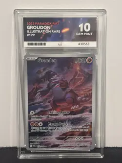 Pokemon TCG | Groudon | Paradox Rift | 199/182 | Illustration Rare | Ace 10 - Image 1