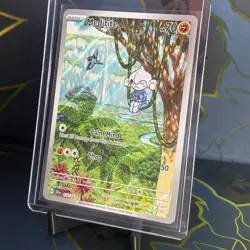 Meditite 153/142 Illustration Holo Rare S&V Stellar Crown Pokemon Card NM/M - Image 1