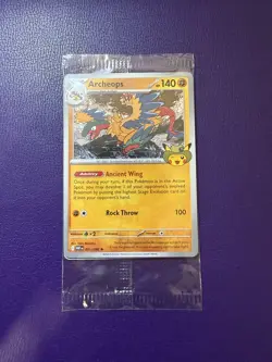 Exclusive Pokemon Chicago Field Museum Fossil Exhibit Archeops Promo Card Sealed - Image 1