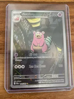 Pokemon TCG Pitch Black 090/084 Slowbro IR Illustration Rare Mint Pack Fresh - Image 3