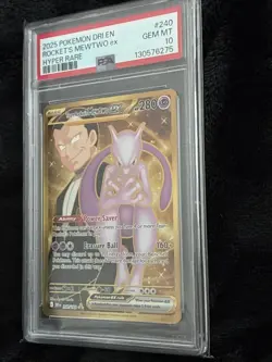Team Rocket's Mewtwo ex 240/182 Sv10: Destined Rivals Holo - Image 2