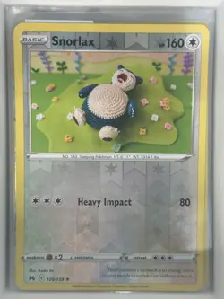 Snorlax - 109/159 - Crown Zenith - Reverse Holo - Pokemon TCG 👑 - Image 1