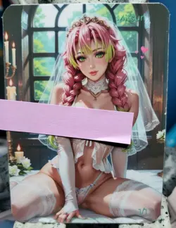 1/1 Only 1 Made Mitsuri Demon Slayer Topless Spicy Wedding Lonestar Customs Card - Image 1