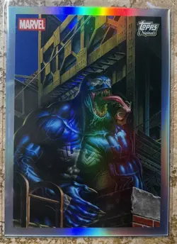 2026 Topps Chrome Marvel Comics VENOM ORIGINAL ART CARD SSP CASE HIT #TO-06 🕷 - Image 1