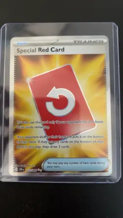Nintendo Pokemon TCG Special Red Card 113/086 Secret Rare Trainer-Item English - Image 1