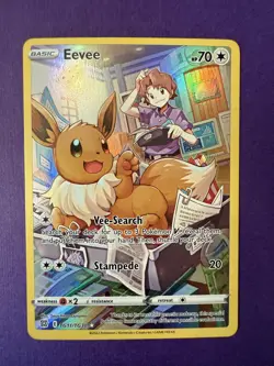 Pokemon Card Eevee TG11/TG30 Brilliant Stars Holo Secret Rare NM - Image 3