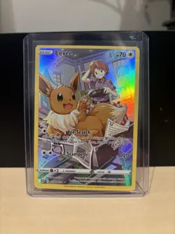 Eevee TG11/TG30 Ultra Rare Trainer Gallery Card Brilliant Stars NM Pokemon - Image 1