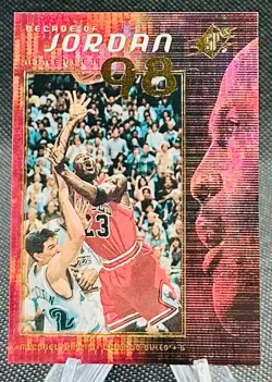 1999-00 UD Upper Deck SPx Decade of Jordan Michael Jordan 1998 98 #J9 Bulls - Image 1