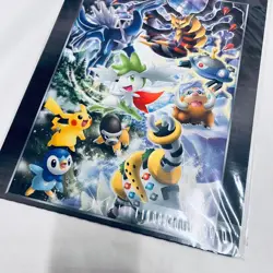 Pokemon Card Game DP Movie Commemorative Premium Sheet 2008 Set of 9 Cards Swirl - Image 4
