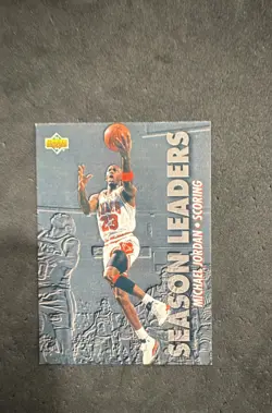 1993-94 Upper Deck - Season Leaders Michael Jordan #166 - Image 1
