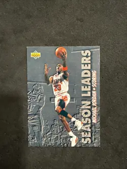 1993-94 Upper Deck - Season Leaders Michael Jordan #166 - Image 2