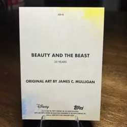 2026 Topps Chrome Disney Beauty and the Beast ORIGINAL ART SSP #AD-6 CASE HIT - Image 2