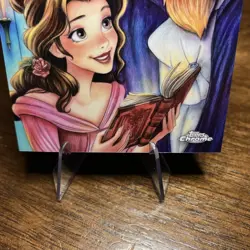 2026 Topps Chrome Disney Beauty and the Beast ORIGINAL ART SSP #AD-6 CASE HIT - Image 4