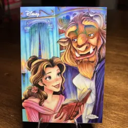 2026 Topps Chrome Disney Beauty and the Beast ORIGINAL ART SSP #AD-6 CASE HIT - Image 5