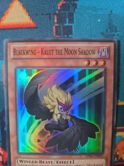 Yu-Gi-Oh! Blackwing Kalut the Moon Shadow AP04-EN005 Super Rare Tournament NM - Image 3