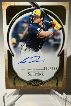2026 Topps Tier One - Sal Frelick- Prime Performers On-Card Auto- Gold - 83/199! - Image 1
