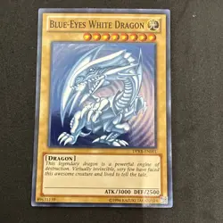 Blue-Eyes White Dragon LP SR DPKB-EN001 Unlimited Yu-Gi-Oh Yugioh Konami - Image 2