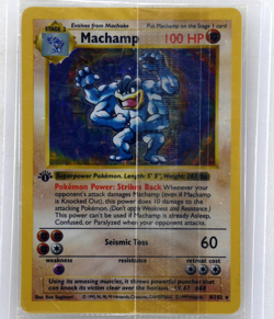 Pokemon TCG Machamp #8 Sealed Promo Shadowless Holo 1999 Base Set 1st Edition - Image 3