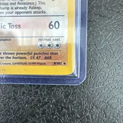 Machamp 1st Edition Shadowless Holo - Pokemon 1999 Base Set #8 VG - Image 4