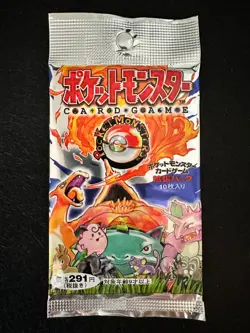 1996 Pokemon Japanese Base Set Booster Pack - 291 YEN - Vintage Factory Sealed - Image 1