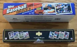 Lot (x2) 1993 Upper Deck & Topps Factory UNSEALED Boxes Complete Sets Jeter RCs - Image 2