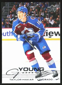 2025-26 Upper Deck Young Guns Taylor Makar RC Colorado Avalanche #706 - Image 1