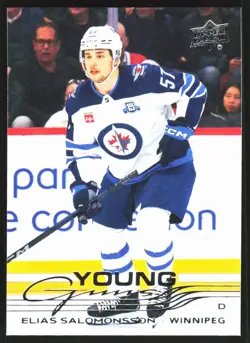 2025-26 Upper Deck Young Guns Elias Salomonsson RC Winnipeg Jets #736 - Image 1