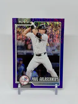 2026 Topps Series 2 Paul Goldschmidt Purple Foil /250 #597 New York Yankees - Image 1