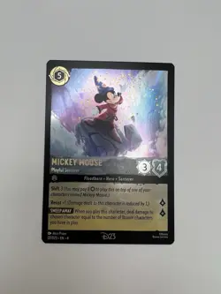 Disney Lorcana Mickey Mouse Playful Sorcerer D23 Expo Promo 07/D23 Foil - Image 1
