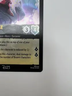 Disney Lorcana Mickey Mouse Playful Sorcerer D23 Expo Promo 07/D23 Foil - Image 5