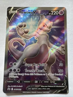 Mewtwo V Swsh229 Swsh: Sword & Shield Promo Cards Holo - Image 1