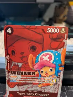 Tony Tony Chopper P-101 Winner Promo P-101 NM One Piece TCG English - Image 2