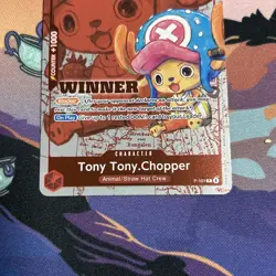Tony Tony Chopper P-101 Winner Promo NM One Piece TCG English - Image 3