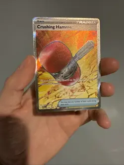 Crushing Hammer 105/084 Ultra Rare Full Art Holo Pokemon Pitch Black English NM - Image 2