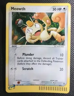 Meowth 013 - Promo Pokemon TCG (Nintendo Black Star Promos 13) - 2003 NM - Image 1