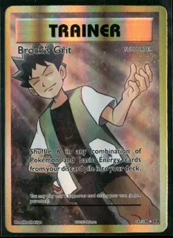 2016 Pokemon XY Evolutions Brock's Grit Full Art 107/108 Rare Ultra NM - Image 1