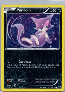 Pokemon TCG Pokemon Purrloin Purrloin Uncommon Holo - Image 1