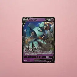Golurk V 070/203 NM Ultra Rare Evolving Skies Full Art Holo Pokemon Card English - Image 1