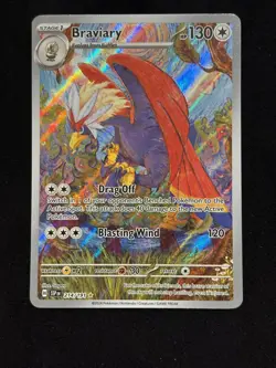 Pokemon TCG Braviary Full Art Surging Sparks Card 214/191 Near Mint Pack Fresh - Image 1