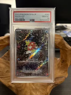 2023 Pokemon SV1a JP Magikarp Art Rare PSA 10 Graded - Image 1