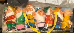 1960's Walt Disney Seven Dwarfs Set of Rubber Vinyl Squeak Toys - Hong Kong (B) - Image 1