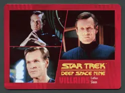 Star Trek DS9 Heroes & Villians Metal Parallel Base Card 32 - 37/75 - Image 1