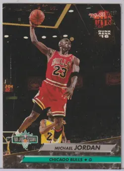 MICHAEL JORDAN: 1992-93 FLEER ULTRA TOP 20 JAMMER CARD # 216 - Image 1