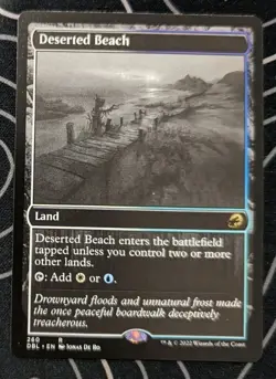 Mtg Deserted Beach Land Innistrad Double Feature Near Mint - Image 1