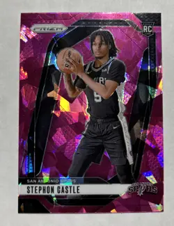 2024-25 Panini Prizm - Stephon Castle #234 Pink Ice Prizm (RC) - Image 1